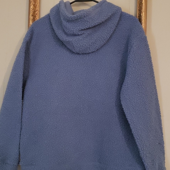 Fleece Hooded Sherpa Sweater - Gap Kids - Picture 7 of 7